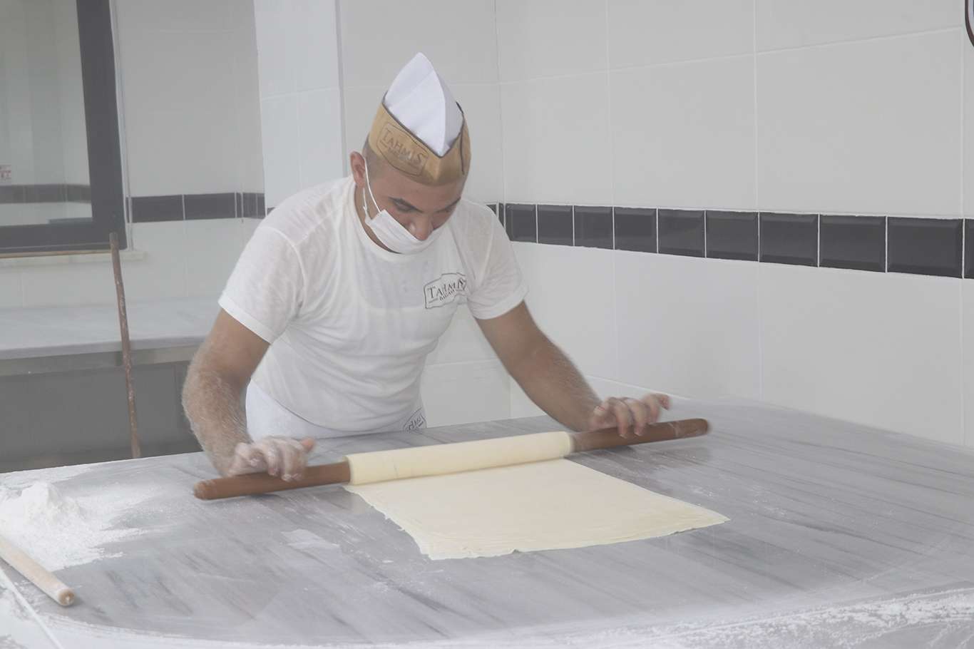 Baklavacılarda “tatlı” bayram telaşı